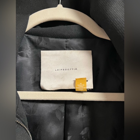 Black Wool Leifsdottir Coat (Anthropologie) - Picture 5 of 12